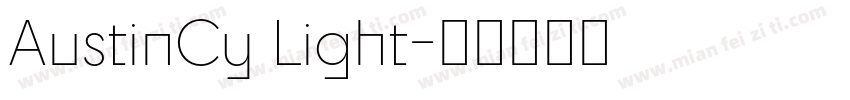 AustinCy Light字体转换